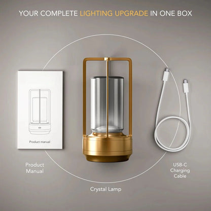 CRYSTAL TABLE LAMP